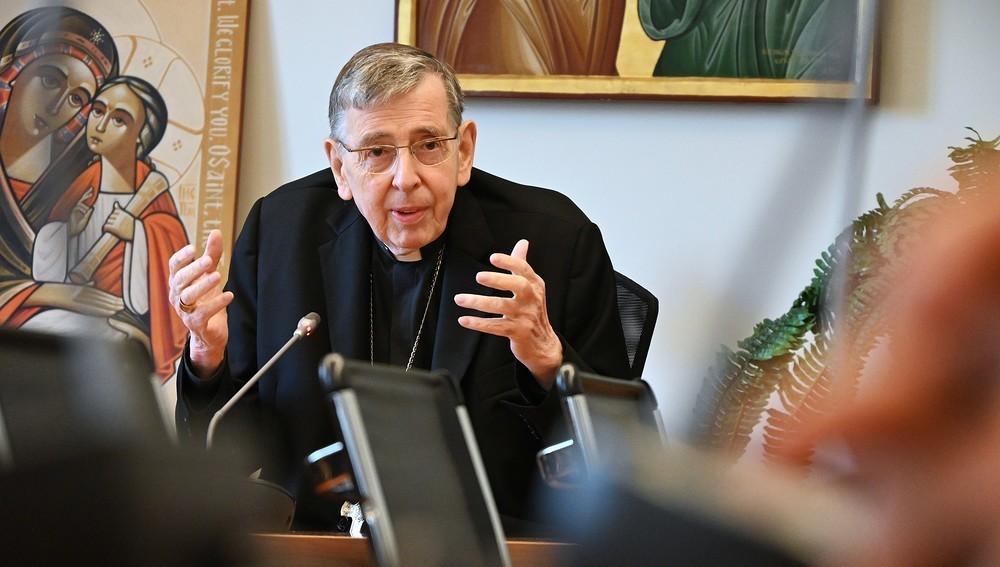 Begegnung österreichischer diözesaner Medienverantwortlicher mit dem Präfekten des Dikasteriums für die Einheit der Christen am 23. September 2025 in Rom