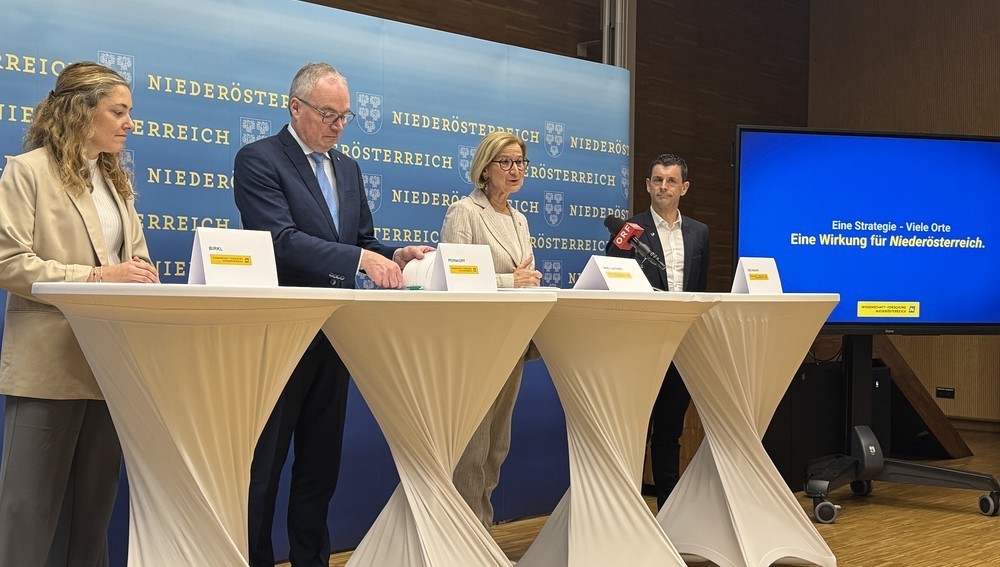Präsentation am 10. Februar 2026 in St. Pölten u.a. mit LH Johanna Mikl-Leitner und LH-Stellvertreter Stephan Pernkopf