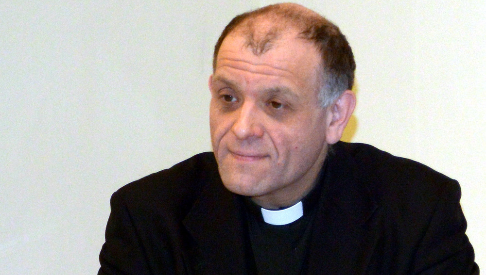 Foto des aus Österreich stammenden Untersekretärs der vatikanischen Bildungskongregation, aufgenommen im Rahmen des Ad-limina-Besuchs der Österreichischen Bischofskonferenz 2014 im Vatikan
