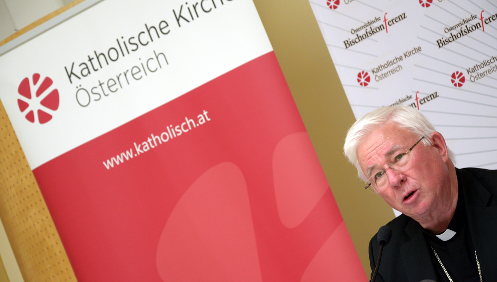 Pressekonferenz am 19. Juni 2020 in Wien zum Ende der Sommervollversammlung der Bischofskonferenz und dem Wechsel im Vorsitz der Bischofskonferenz.