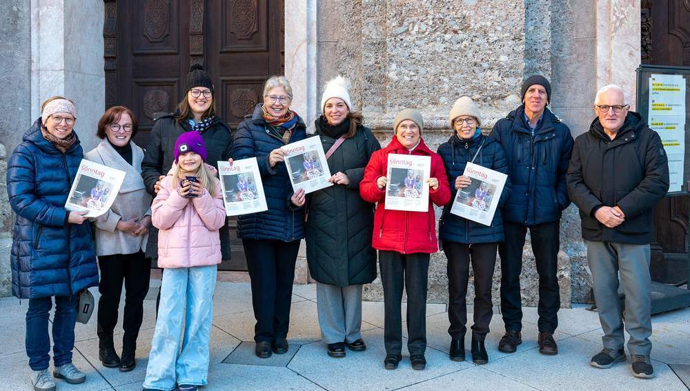 Redaktion des 'Tiroler Sonntags' zum 80-Jahre-Jubiläum