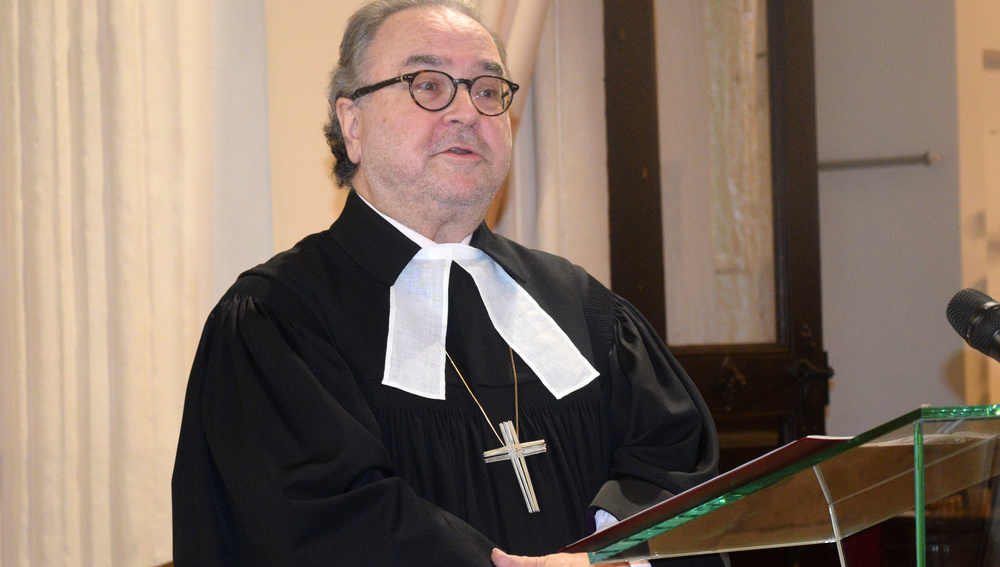 Ökumenischer Gottesdienst am 23. Oktober 2024 in der Wiener Hofburgkapelle vor der konstituierenden Sitzung des Nationalrats. Bischof Michael Chalupka.