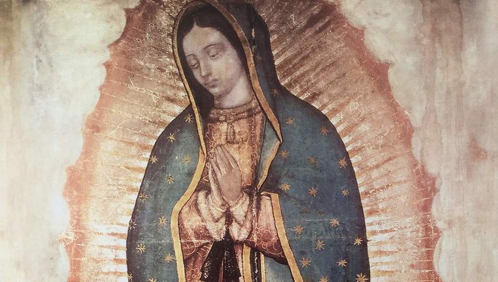 Gnadenbild der Jungfrau von Guadalupe in Mexiko-Stadt