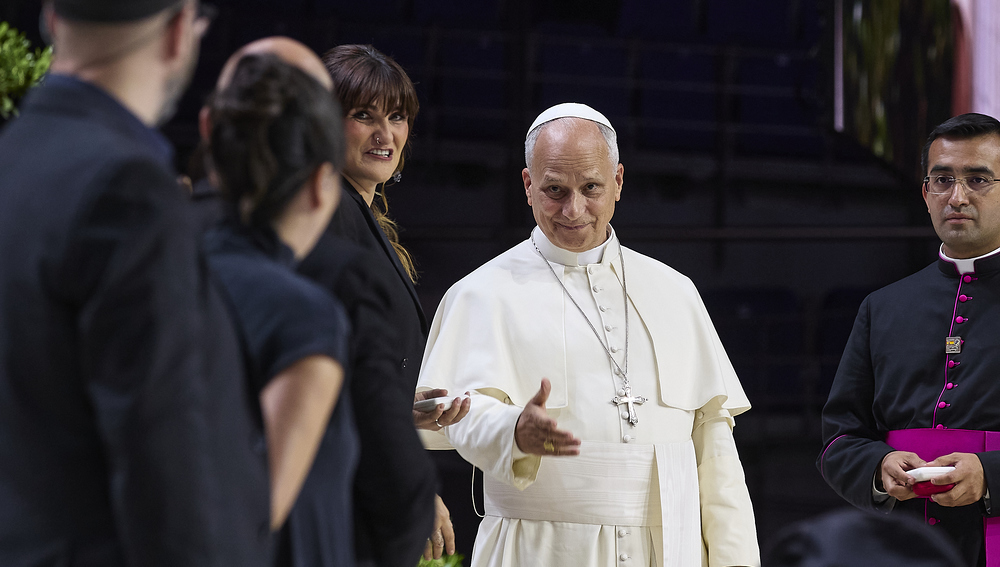 Papst Leo XIV. beim Besuch in Madrid