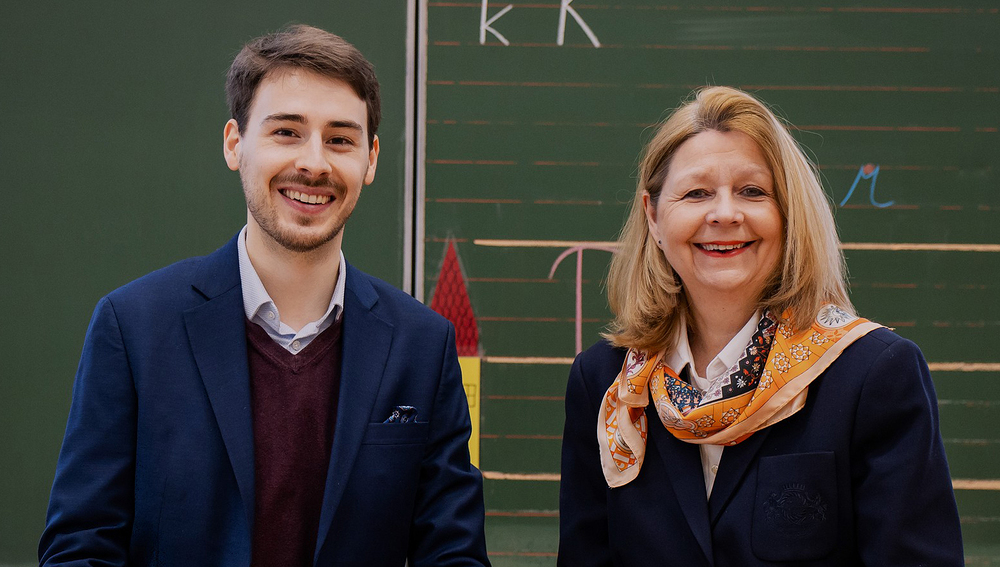 Constantin Haider und Eva Lindl