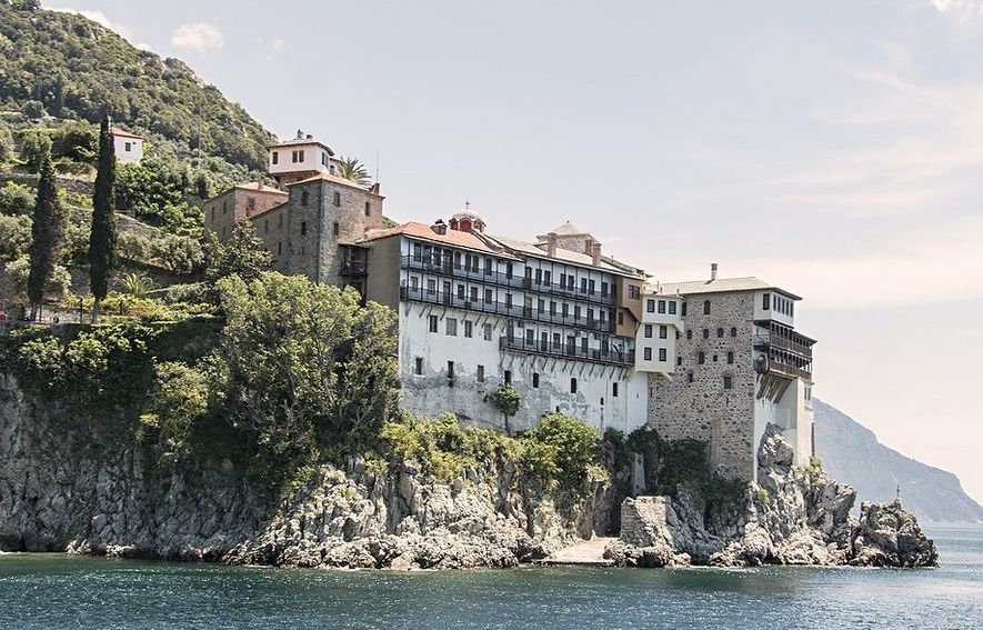 Kloster in der Mönchsrepublik Athos