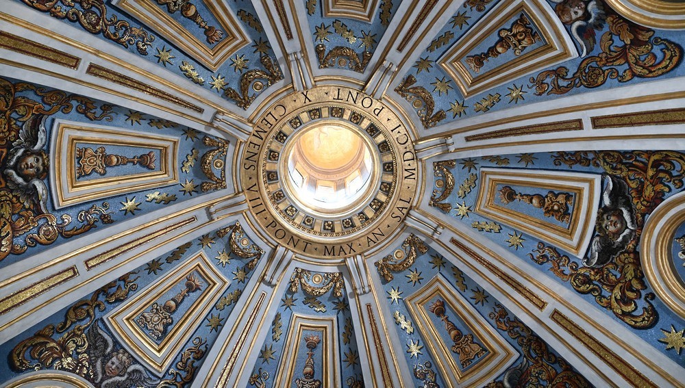 Kuppel der Cappella Clementina im Petersdom