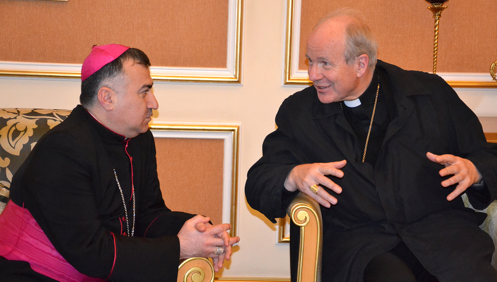 Kardinal Christoph Schönborn im Irak