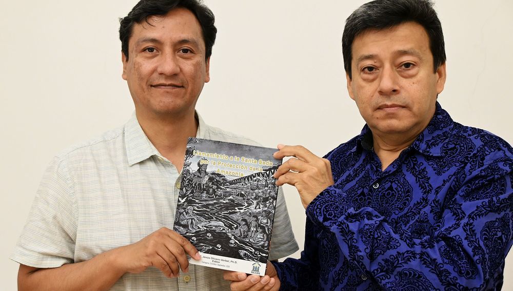 Oscar Campanini Gonzales und Prof. Jesús Olivero-Verbel