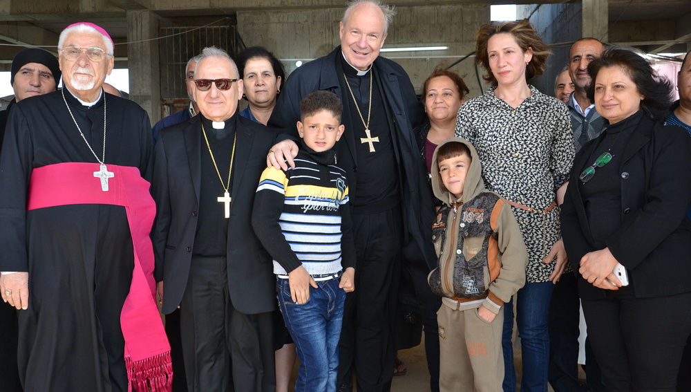 Kardinal Christoph Schönborn im Irak